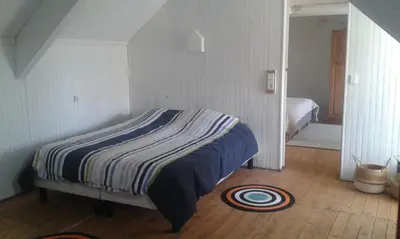 Un ou plusieurs lits dans un hébergement de l'établissement Gîte à 50m de la mer par chemin piétonnier !