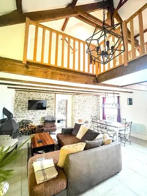 Coin salon dans l'établissement La Maison Gavraise