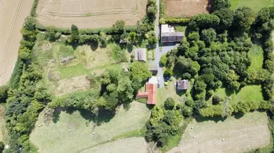 Paysage naturel près de la maison de vacances
