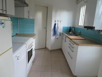 Cuisine ou kitchenette dans l'établissement villa Canthar
