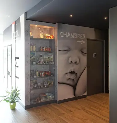 Plan de l'établissement ibis budget Cherbourg - La Glacerie
