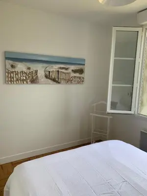 Un ou plusieurs lits dans un hébergement de l'établissement VILLA CATHY