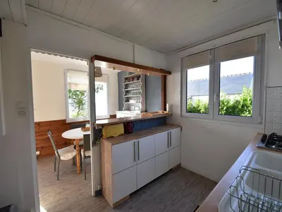 Un ou plusieurs lits dans un hébergement de l'établissement Sea View Stay in Fermanville