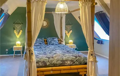 Un ou plusieurs lits dans un hébergement de l'établissement Gorgeous Home In St Pierre Langers