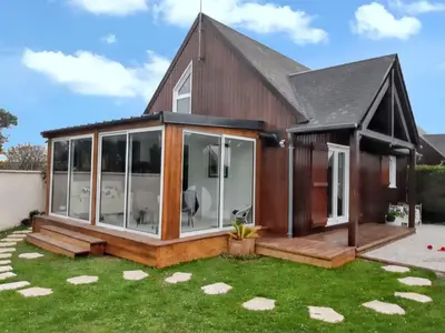 Plan de l'établissement Maison charmante à Colleville-Montgomery avec jardin clos
