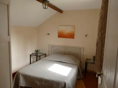 Un ou plusieurs lits dans un hébergement de l'établissement Gîte Sourdeval