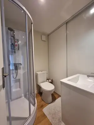 Salle de bains dans l'établissement Au Mont Pour Deux