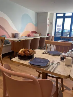 Coin salon dans l'établissement Kêr L - Breizh & Breakfast