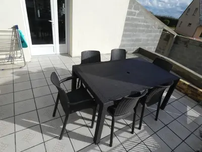 Balcon ou terrasse dans l'établissement Omaha gîtes