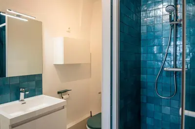 Salle de bains dans l'établissement Charmant appartement 4 personnes en centre-ville