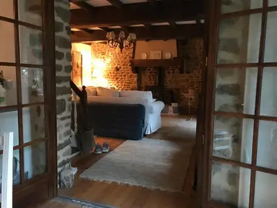 Un ou plusieurs lits dans un hébergement de l'établissement Le jardin des fées
