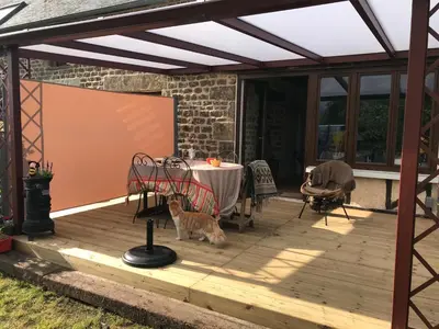 Terrasse ou espace extérieur de l'établissement Le jardin des fées
