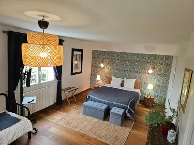 Un ou plusieurs lits dans un hébergement de l'établissement Bed and Breakfast Saultchevreuil