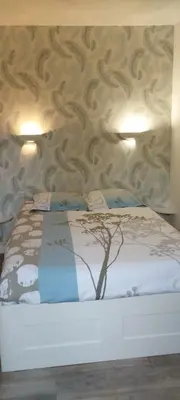 Un ou plusieurs lits dans un hébergement de l'établissement Cabourg, Hypercentre, 2 pièces Cosy