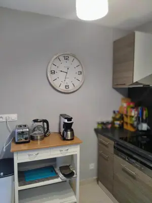 Cuisine ou kitchenette dans l'établissement Maison avec jardin, calme et ensoleillée à 2 minutes du centre-ville