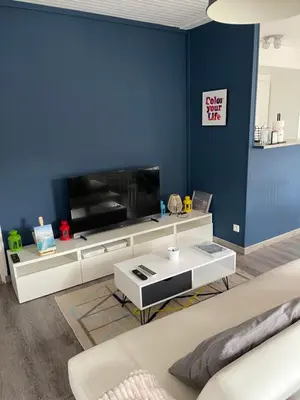 Télévision ou salle de divertissement dans l'établissement Villa Proche Mer St Martin de BREHAL