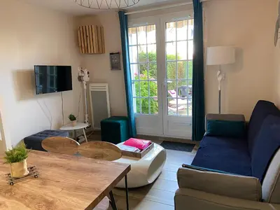 Coin salon dans l'établissement maison des résidences de la mer