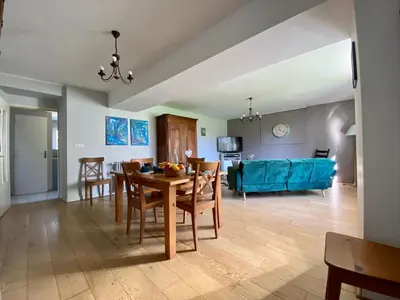 Cuisine ou kitchenette dans l'établissement La Camuche