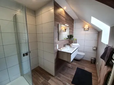 Salle de bains dans l'établissement Graine de Rêves
