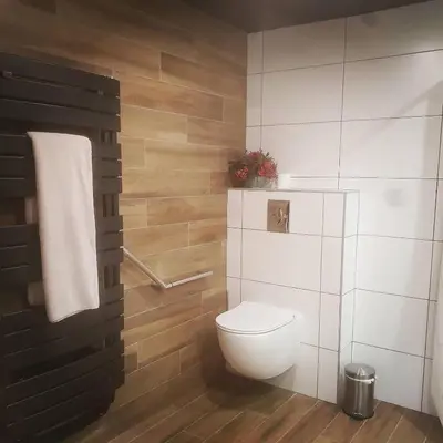 Salle de bains dans l'établissement Graine de Rêves