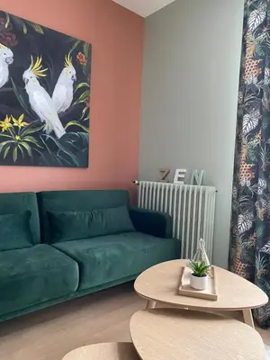 Coin salon dans l'établissement Villa st Louis 2