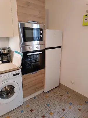 Cuisine ou kitchenette dans l'établissement Chez Gibus