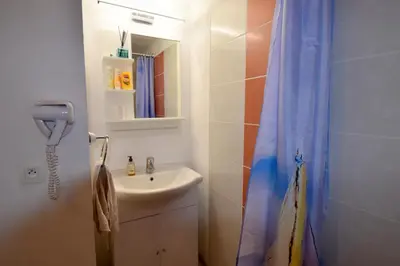 Salle de bains dans l'établissement Chez Patrick