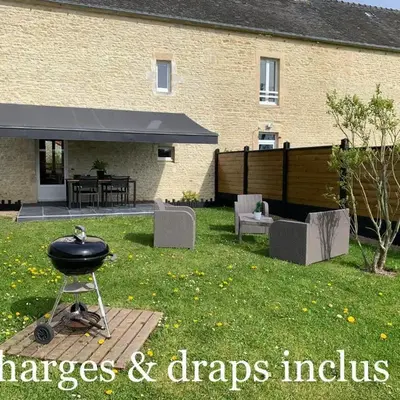 Gîte avec jardin à 1