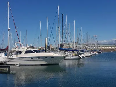Paysage naturel près de le bateau