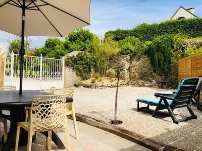 Jardin de l'établissement Sur le chemin de la plage