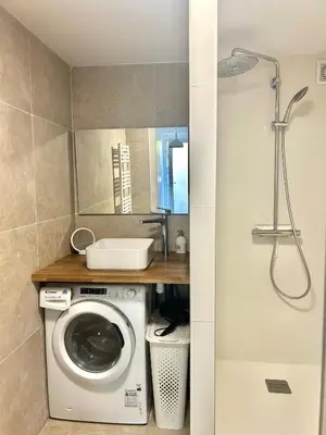 Salle de bains dans l'établissement La Maison de Juliette