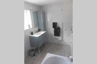 Salle de bains dans l'établissement Au Dom-icile