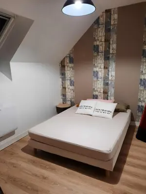 Un ou plusieurs lits dans un hébergement de l'établissement LE MASCARET 47 b Gîte touristique 3 étoiles