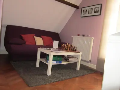 Coin salon dans l'établissement L'Anctovillière