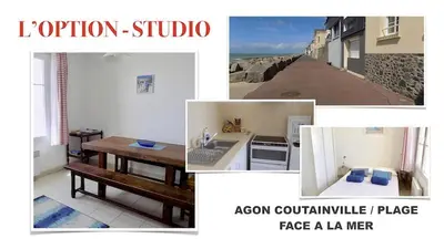 Plan de l'établissement Studio Option face à la mer