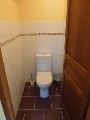 Salle de bains dans l'établissement Domaine De La Hurel
