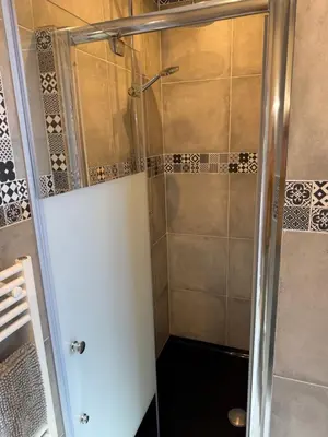 Salle de bains dans l'établissement Coeur de Combray (Ifs appartment)