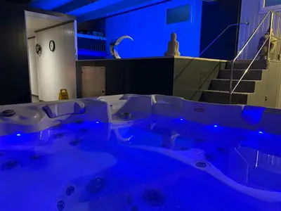 Plan de l'établissement Belle Villa 6 pers 2h espace bien-être privatisé inclus 80 m2 de détente garantie