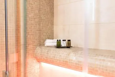 Salle de bains dans l'établissement Suite & Spa Maison de charmes avec Sauna & Hammam