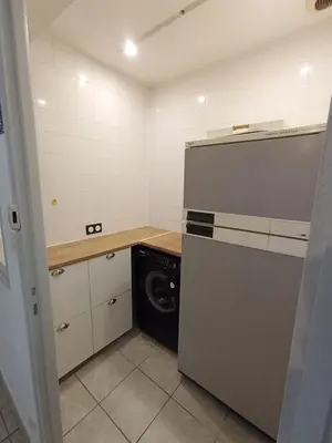 Cuisine ou kitchenette dans l'établissement Gîte 5 places -Mont Saint-Michel- La Taniere le Jersey