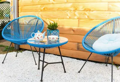 Coin salon dans l'établissement Un chalet à CAEN