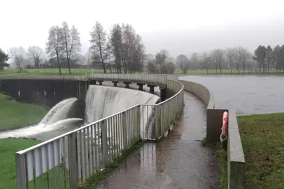 Paysage naturel près de le chalet