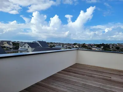 Balcon ou terrasse dans l'établissement La Villa Thelma 5 étoiles, piscine, sauna et jacuzzi
