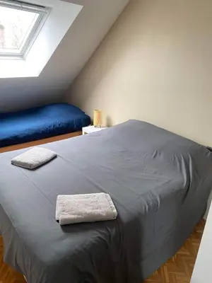 Plan de l'établissement Anselme, F2 duplex avec cour commune et proche de la mer ,2