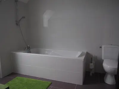Salle de bains dans l'établissement Maison Tombelaine