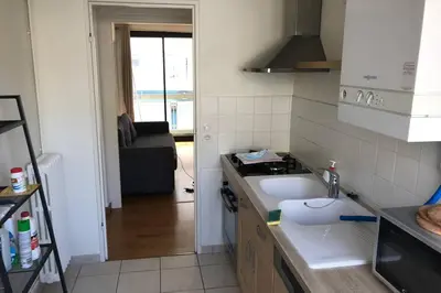 Cuisine ou kitchenette dans l'établissement Logement 6P BALCON/ MODERNE HYPER CENTRE