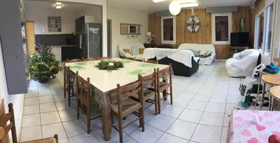 Cuisine ou kitchenette dans l'établissement REPERE D'ALL