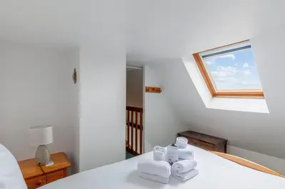 Un ou plusieurs lits dans un hébergement de l'établissement Appartement Sémaphore - Welkeys