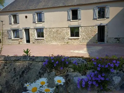 Jardin de l'établissement gîte de la Veillée