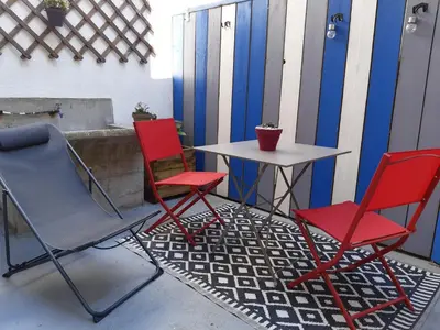 Plan de l'établissement Appartement Haute Ville meublé avec cour privative